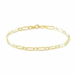 Discount Histoire d'Or Bracelet Maille Alternée 1/3 or jaune