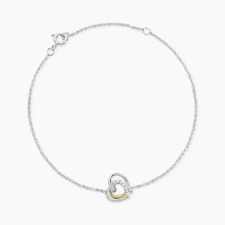 Best Histoire d'Or Bracelet Or Jaune Oxyde De Zirconium