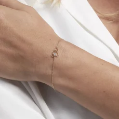 Clearance Histoire d'Or Bracelet Or Jaune Shiela Oxyde