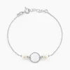 Discount Histoire d'Or Bracelet Oria Argent Blanc Pierre De Synthese