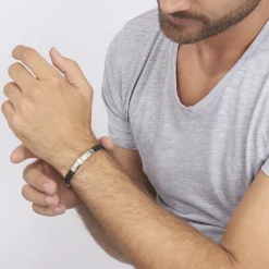 JOURDAN Bracelet Orietta Or Acier Bicolore* Bracelets