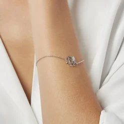 Online Histoire d'Or Bracelet Origami Argent Blanc Oxyde De Zirconium