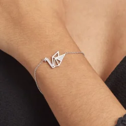 Histoire d'Or Bracelet Origami Argent Blanc Oxyde De Zirconium* Bracelets|Bracelets Fantaisie