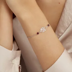 Online Histoire d'Or Bracelet Oumoul Argent Blanc Pierre De Synthese