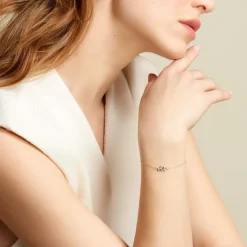 Clearance Histoire d'Or Bracelet Palmiro Or Jaune Diamant