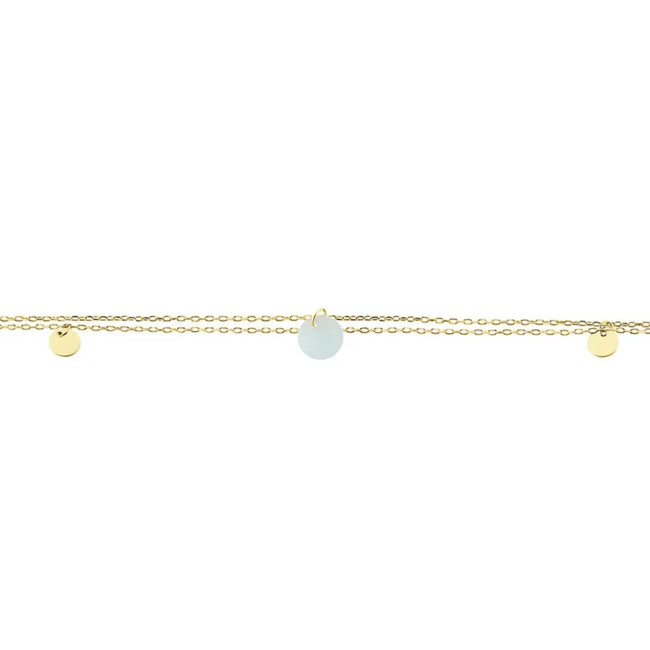 Clearance Histoire d'Or Bracelet Pampilles Colorées Or Jaune Amazonite or jaune amazonite vert