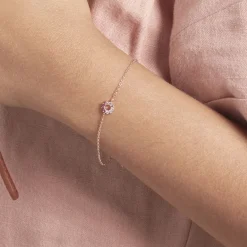Histoire d'Or Bracelet Pavel Argent Rose Oxyde De Zirconium* Bracelets|Bracelets Fantaisie