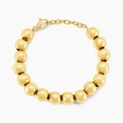 Histoire d'Or Bracelet Perles Solaires Acier Jaune* Bracelets|Bracelets Fantaisie