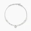 Discount Histoire d'Or Bracelet Perlissima Argent Blanc Oxyde Et Perle De Culture
