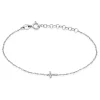 New Histoire d'Or Bracelet Peyton Argent Blanc