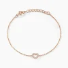 New Histoire d'Or Bracelet Phanie Argent Rose Oxyde De Zirconium
