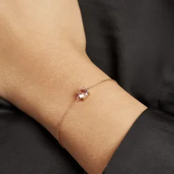 Sale Histoire d'Or Bracelet Plaqué Or Jaune Nilay Oxyde De Zirconium plaqué or jaune oxyde rose