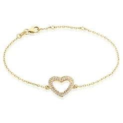 Histoire d'Or Bracelet Plaqué Or Jaune Xavia Oxydes De Zirconium* Bracelets|Bracelets Fantaisie