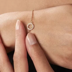 Online Histoire d'Or Bracelet Plaqué Or Klaar Oxydes De Zirconium