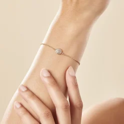 Histoire d'Or Bracelet Plaqué Or Larraso Oxydes De Zirconium* Bracelets|Bracelets Fantaisie