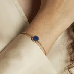 Hot Histoire d'Or Bracelet Plaqué Or Neassasodalite