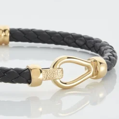 Histoire d'Or Bracelet Plaqué Or Steve Cuir* Bracelets|Bracelets Cordon