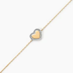 Hot Histoire d'Or Bracelet Promesse Pour L'eternite Or Jaune Diamant