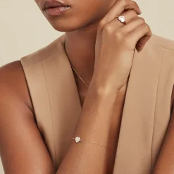 Hot Histoire d'Or Bracelet Promesse Pour L'eternite Or Jaune Diamant