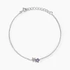 Histoire d'Or Bracelet Purple Bloom Argent Blanc Oxyde De Zirconium* Bracelets|Bracelets Fantaisie