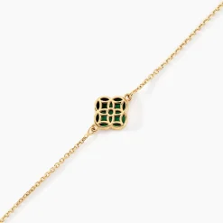 Histoire d'Or Bracelet Rosalite Or Jaune Malachite* Bracelets