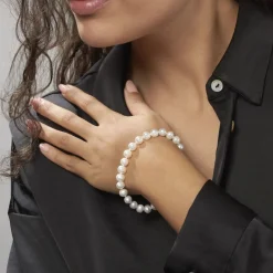 Best Histoire d'Or Bracelet Rose-martheae Or Jaune Perle De Culture D'akoya