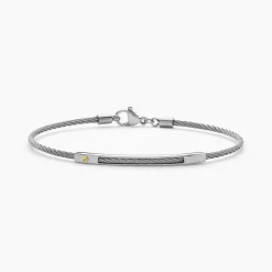 Outlet Histoire d'Or Bracelet Royan acier bicolore