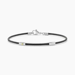 Outlet Histoire d'Or Bracelet Royan Acier Tricolore acier blanc