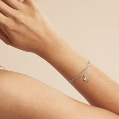 Clearance Histoire d'Or Bracelet Salli Argent Blanc Oxyde De Zirconium