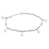 Hot Histoire d'Or Bracelet Salomee Argent Blanc Perle De Culture