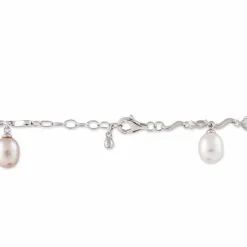 Hot Histoire d'Or Bracelet Salomee Argent Blanc Perle De Culture