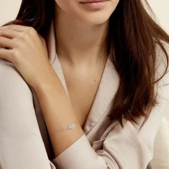 Histoire d'Or Bracelet Sarah Argent Blanc* Bracelets|Bracelets Fantaisie