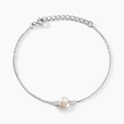 Histoire d'Or Bracelet Sari Argent Blanc Perle De Culture Et Oxyde De Zirconium* Bracelets|Bracelets Fantaisie