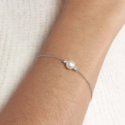 Histoire d'Or Bracelet Sari Argent Blanc Perle De Culture Et Oxyde De Zirconium* Bracelets|Bracelets Fantaisie