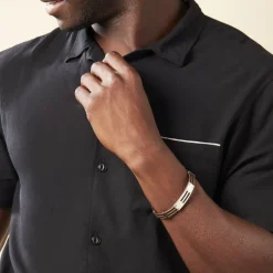 JOURDAN Bracelet Sawssan Or Acier Bicolore