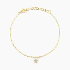 Histoire d'Or Bracelet Saya Argent Jaune Oxyde De Zirconium* Bracelets|Bracelets Fantaisie