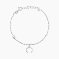 Hot Histoire d'Or Bracelet Serenella Argent Blanc Oxyde De Zirconium