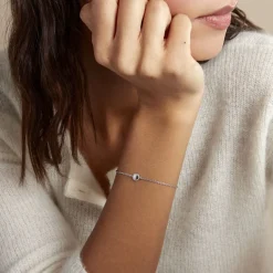 Clearance Histoire d'Or Bracelet Sixties Argent Blanc