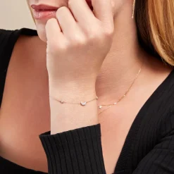 Hot Histoire d'Or Bracelet Stellar Or Jaune Oxyde De Zirconium