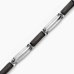 Clearance Histoire d'Or Bracelet Street Acier Blanc