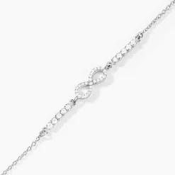 Clearance Histoire d'Or Bracelet Syliana Argent Blanc Oxyde De Zirconium