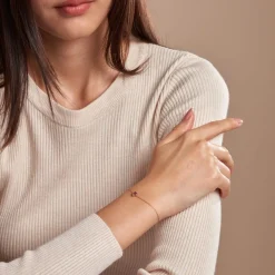 Histoire d'Or Bracelet Tender Love Or Jaune Améthyste* Bracelets