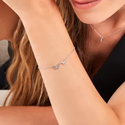 Histoire d'Or Bracelet Thecla Argent Blanc Oxyde De Zirconium* Bracelets|Bracelets Fantaisie