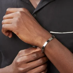 Online Histoire d'Or Bracelet Tim Acier Blanc