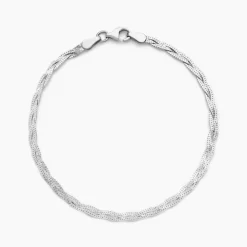 Sale Histoire d'Or Bracelet Tissia Argent Blanc