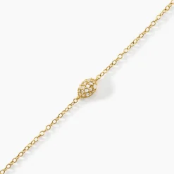 Outlet Histoire d'Or Bracelet Tiwa Argent Jaune Oxyde De Zirconium argent dore oxyde