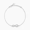 Hot Histoire d'Or Bracelet Veda Argent Blanc Oxyde De Zirconium
