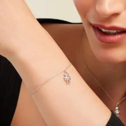 Histoire d'Or Bracelet Wallie Argent Blanc Oxyde De Zirconium* Bracelets|Bracelets Fantaisie