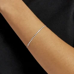 Discount Histoire d'Or Bracelet Whitney Argent Blanc Oxyde De Zirconium