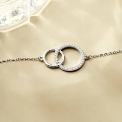 Histoire d'Or Bracelet Yalaz Argent Blanc Oxyde De Zirconium